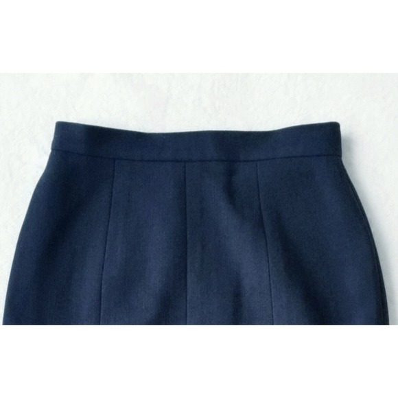 CHANEL VINTAGE 1980s RARE SUPERRRR CHUNKY CHAIN & PEARL PENCIL SKIRT F-40 / US-8 - Picture 9 of 13